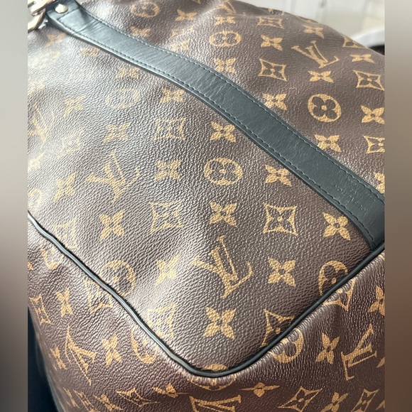 LOUIS VUITTON Keepall 55 Monogram Macassar - 💯 AUTHENTIC - M56714 - Picture 5 of 13
